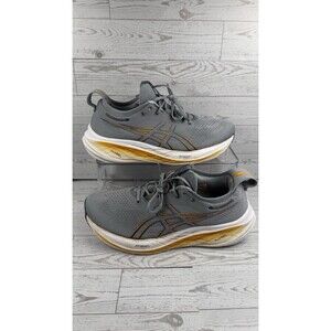 ASICS GEL-Nimbus 26 Running Shoes Mens Size 9 Gray Road PureGEL #1